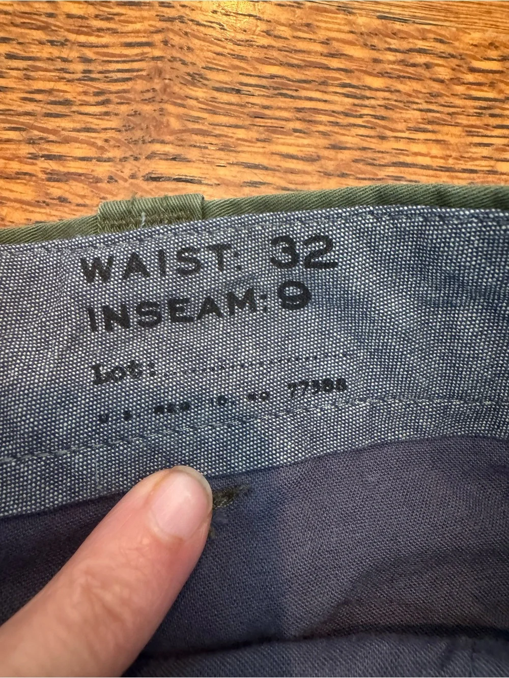 J Crew Men's Green Casual Chino Shorts 32
